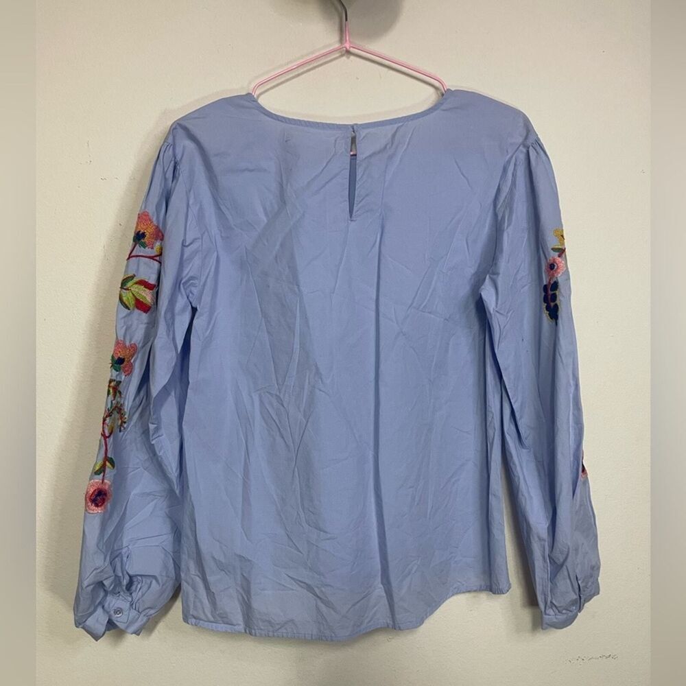 Zara Girl, Embroidered Sleeves - Cotton.Fits size 13/14 - Picture 2 of 12